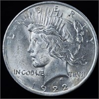 1922 Peace Dollar - Mint State Luster Bomb!