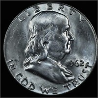 1962-D Franklin Half Dollar - Choice/Gem BU