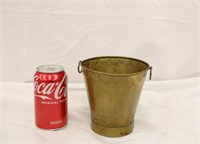 Vintage Brass Bucket / Pail ~ 5.25" x 5.5"