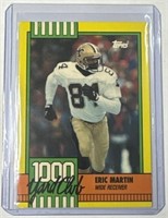 1990 Topps #23 Eric Martin 1000 Yard Club!