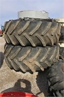 PAIR OF GOODYEAR 710/70R42 DUALS