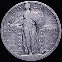 1919 Standing Liberty Quarter - Tough Early Date