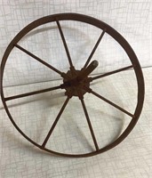 AntiqueWheel Barrow Wagon Wheel 20" Metal Wheel