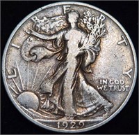 1929-S Walking Liberty Half Dollar - Tough Date