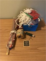 Knitting Needles, Crochet Hooks, & Yarn
