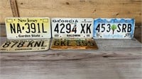 Embossed license plates