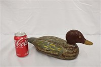 Vintage Wooden Decoy Duck #1