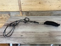 Halter and lead rope