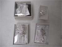 $44 - (4) Lot of Crystal Jewelry