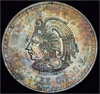 1948 Mexico 5 Pesos - BU 90% BIG Silver ASW .87 OZ