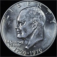 1976-S Silver Eisenhower Dollar - BU Stunner!