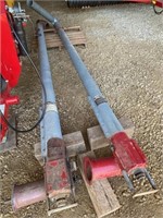 2 bin augers 6", mount on side of bin 12' up