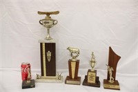 5 Vintage Trophies