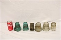 Lot of 6 As Is Insulators