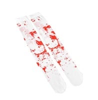 2 Pairs Halloween Blood Stained Hosiery Cosplay