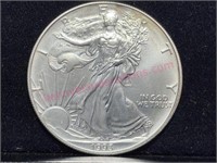 1993 American Eagle Silver Dollar (1ozt .999) Unc