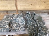 Military clothing size medium pants and shirt
