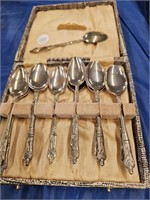 LOT TEASPOONS SILVER PLATED