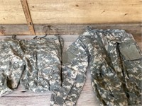 Military clothing size medium pants and shirt