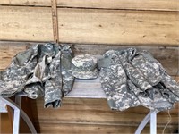 Military clothing assortment