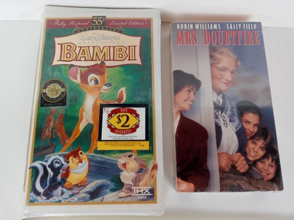 Sealed VHS Movies