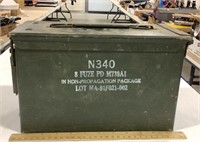 Metal ammo can-empty