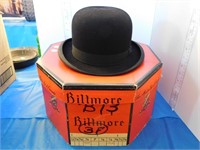 FEATHERETTE TOP HAT  & MOORE'S HAT BOX