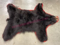 Old 6ft bearskin rug (black bear)