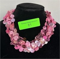 Sequined Fashion Necklace