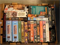 BOX LOT VHS TAPES