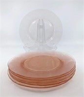 Dogwood Pink Depression Glass Plates