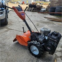 6.5HP Husqvarna rear-tine tiller as is