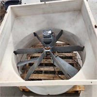 48" Fibreglass exhaust fan w shutter &winter cover