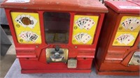 Vintage Gum ball Poker Machine
