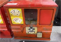 Vintage Gumball Poker Machine