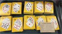 Vintage playing cards for gumball machine