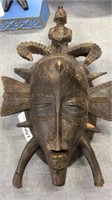 African Wood Face Mask