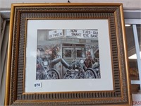 Motorcycle wall picture