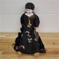 Antique 1880's/90's Low Brow German Doll "Esther"