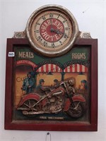 Vintage hardly motel clock