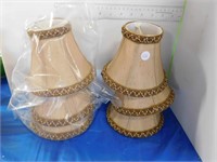 LOT 6 LAMP CHANDELIER SHADES