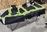 3 - 3XL Unused Reflective Hoodies