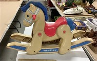 Fisher Price plastic rocking horse
