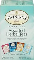 Twinings Assorted Herbal Teas, 20 Count