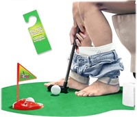 Novelty Place Toilet Golf Potty Game Set -
