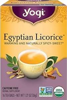 YOGI TEAS Egyptian Licorice Tea, 16 Tea Bags