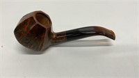 Tim West wooden pipe w/modern lucite like end,