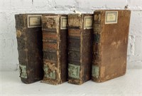 (4) 1755 - 1787 Antique Latin Books