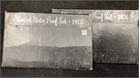 (2) US Proof Sets: 1975-S, 1976-S