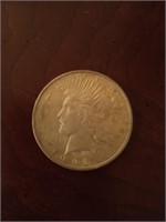 1922 P peace dollar
